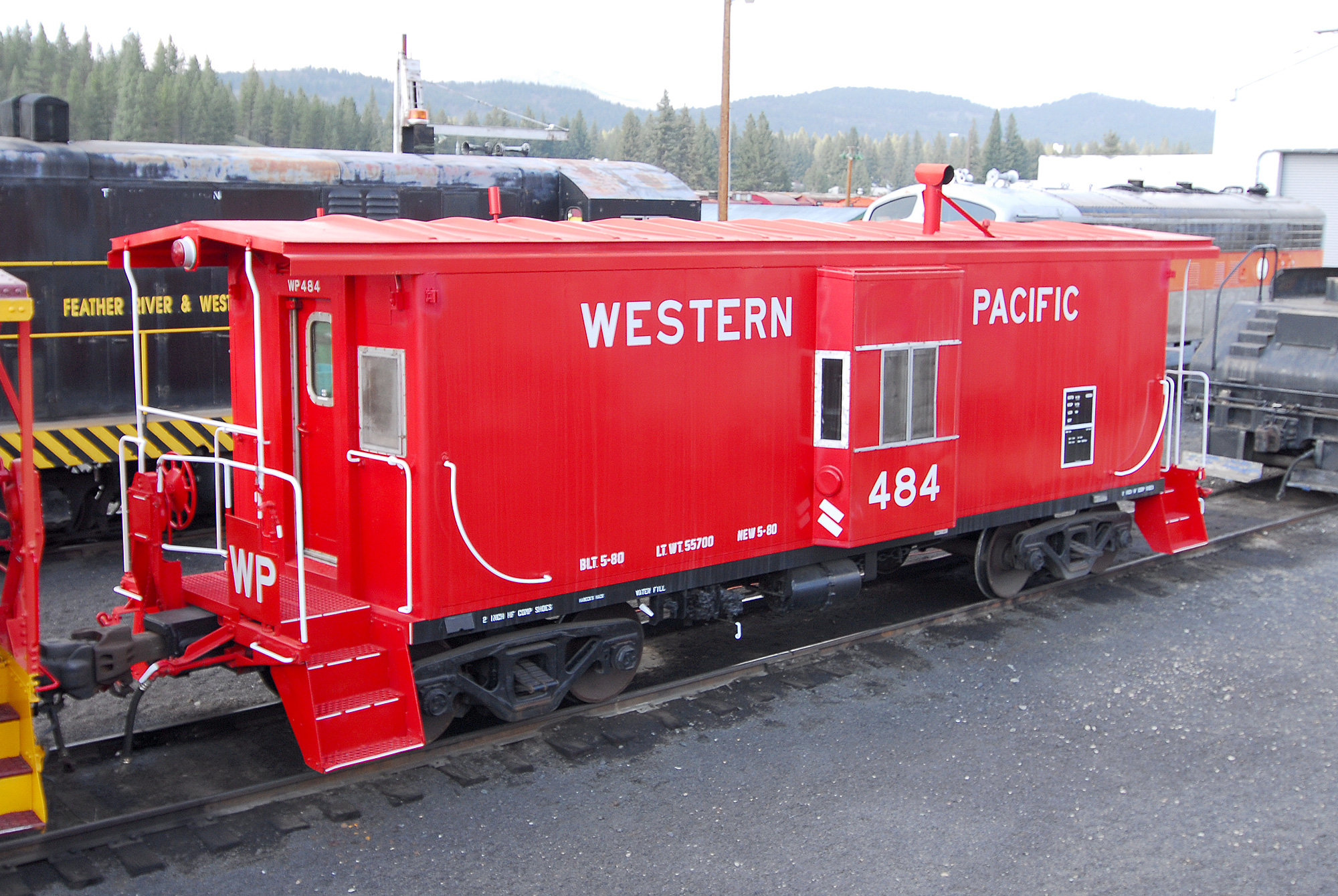 Western Pacific Railroad Museum, Portola, California Cabooses
