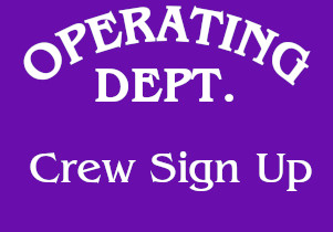 Operating Dept Crew Sign Up