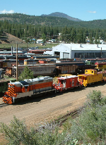 Caboose Train from Hill